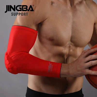 Gym Weight Lifting Power Lifting Elbow Wrap Elastic Straps Brace - Brace & Belts